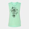 Bella + Canvas - Women's Flowy Scoop Muscle Tank - 8803 Thumbnail