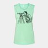 Bella + Canvas - Women's Flowy Scoop Muscle Tank - 8803 Thumbnail