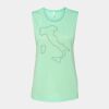 Bella + Canvas - Women's Flowy Scoop Muscle Tank - 8803 Thumbnail