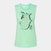 Bella + Canvas - Women's Flowy Scoop Muscle Tank - 8803 Thumbnail