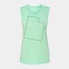 Bella + Canvas - Women's Flowy Scoop Muscle Tank - 8803 Thumbnail