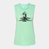 Bella + Canvas - Women's Flowy Scoop Muscle Tank - 8803 Thumbnail