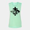 Bella + Canvas - Women's Flowy Scoop Muscle Tank - 8803 Thumbnail