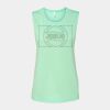 Bella + Canvas - Women's Flowy Scoop Muscle Tank - 8803 Thumbnail