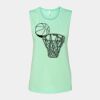 Bella + Canvas - Women's Flowy Scoop Muscle Tank - 8803 Thumbnail