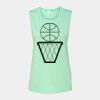 Bella + Canvas - Women's Flowy Scoop Muscle Tank - 8803 Thumbnail