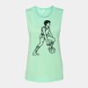 Bella + Canvas - Women's Flowy Scoop Muscle Tank - 8803 Thumbnail
