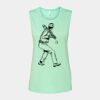 Bella + Canvas - Women's Flowy Scoop Muscle Tank - 8803 Thumbnail