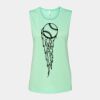 Bella + Canvas - Women's Flowy Scoop Muscle Tank - 8803 Thumbnail