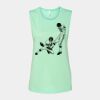 Bella + Canvas - Women's Flowy Scoop Muscle Tank - 8803 Thumbnail