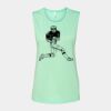 Bella + Canvas - Women's Flowy Scoop Muscle Tank - 8803 Thumbnail