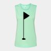 Bella + Canvas - Women's Flowy Scoop Muscle Tank - 8803 Thumbnail