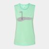 Bella + Canvas - Women's Flowy Scoop Muscle Tank - 8803 Thumbnail