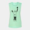Bella + Canvas - Women's Flowy Scoop Muscle Tank - 8803 Thumbnail