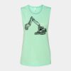 Bella + Canvas - Women's Flowy Scoop Muscle Tank - 8803 Thumbnail