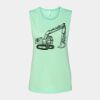 Bella + Canvas - Women's Flowy Scoop Muscle Tank - 8803 Thumbnail