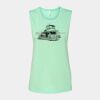 Bella + Canvas - Women's Flowy Scoop Muscle Tank - 8803 Thumbnail