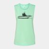 Bella + Canvas - Women's Flowy Scoop Muscle Tank - 8803 Thumbnail