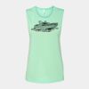 Bella + Canvas - Women's Flowy Scoop Muscle Tank - 8803 Thumbnail