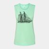 Bella + Canvas - Women's Flowy Scoop Muscle Tank - 8803 Thumbnail
