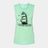 Bella + Canvas - Women's Flowy Scoop Muscle Tank - 8803 Thumbnail