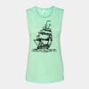 Bella + Canvas - Women's Flowy Scoop Muscle Tank - 8803 Thumbnail