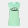Bella + Canvas - Women's Flowy Scoop Muscle Tank - 8803 Thumbnail