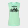 Bella + Canvas - Women's Flowy Scoop Muscle Tank - 8803 Thumbnail
