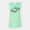 Bella + Canvas - Women's Flowy Scoop Muscle Tank - 8803 Thumbnail