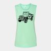 Bella + Canvas - Women's Flowy Scoop Muscle Tank - 8803 Thumbnail
