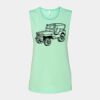 Bella + Canvas - Women's Flowy Scoop Muscle Tank - 8803 Thumbnail