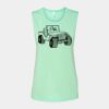 Bella + Canvas - Women's Flowy Scoop Muscle Tank - 8803 Thumbnail