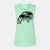 Bella + Canvas - Women's Flowy Scoop Muscle Tank - 8803 Thumbnail