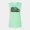 Bella + Canvas - Women's Flowy Scoop Muscle Tank - 8803 Thumbnail