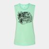 Bella + Canvas - Women's Flowy Scoop Muscle Tank - 8803 Thumbnail