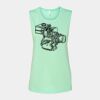 Bella + Canvas - Women's Flowy Scoop Muscle Tank - 8803 Thumbnail