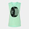 Bella + Canvas - Women's Flowy Scoop Muscle Tank - 8803 Thumbnail