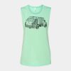 Bella + Canvas - Women's Flowy Scoop Muscle Tank - 8803 Thumbnail