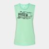 Bella + Canvas - Women's Flowy Scoop Muscle Tank - 8803 Thumbnail