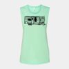 Bella + Canvas - Women's Flowy Scoop Muscle Tank - 8803 Thumbnail
