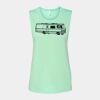 Bella + Canvas - Women's Flowy Scoop Muscle Tank - 8803 Thumbnail