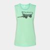 Bella + Canvas - Women's Flowy Scoop Muscle Tank - 8803 Thumbnail