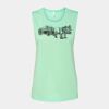 Bella + Canvas - Women's Flowy Scoop Muscle Tank - 8803 Thumbnail