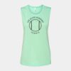 Bella + Canvas - Women's Flowy Scoop Muscle Tank - 8803 Thumbnail