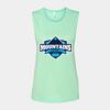 Bella + Canvas - Women's Flowy Scoop Muscle Tank - 8803 Thumbnail