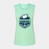 Bella + Canvas - Women's Flowy Scoop Muscle Tank - 8803 Thumbnail