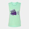 Bella + Canvas - Women's Flowy Scoop Muscle Tank - 8803 Thumbnail