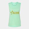 Bella + Canvas - Women's Flowy Scoop Muscle Tank - 8803 Thumbnail
