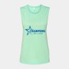 Bella + Canvas - Women's Flowy Scoop Muscle Tank - 8803 Thumbnail