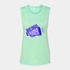 Bella + Canvas - Women's Flowy Scoop Muscle Tank - 8803 Thumbnail